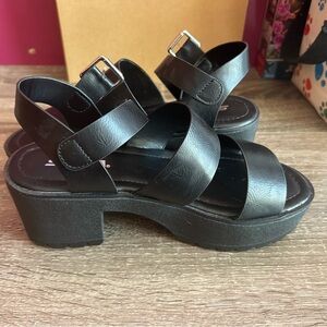 Soda Block Heel Sandals